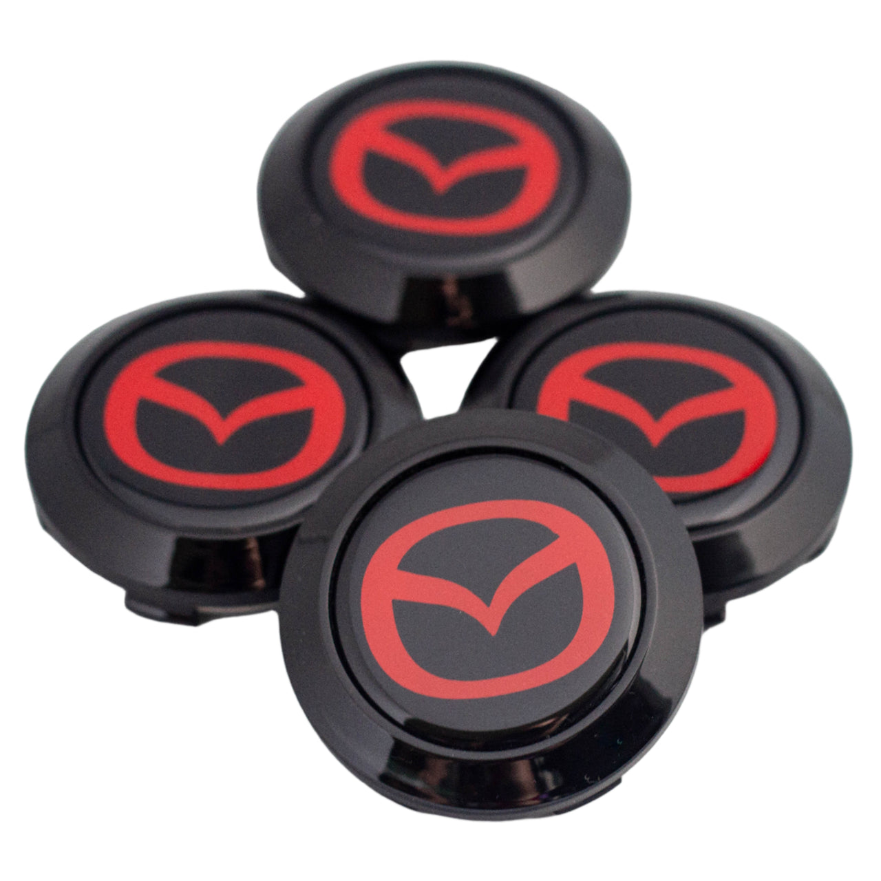 Center Cap : Mazda Logo Enkei RPF1 Center Caps (Set of 4)